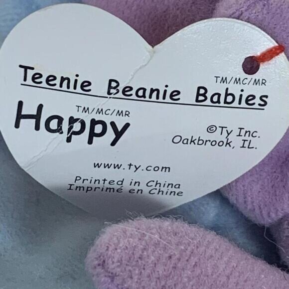 VINTAGE 1993 TY TEENIE BEANIE BABIES McDonalds Happy Meal Toys Lot of 7 - Picture 7 of 9